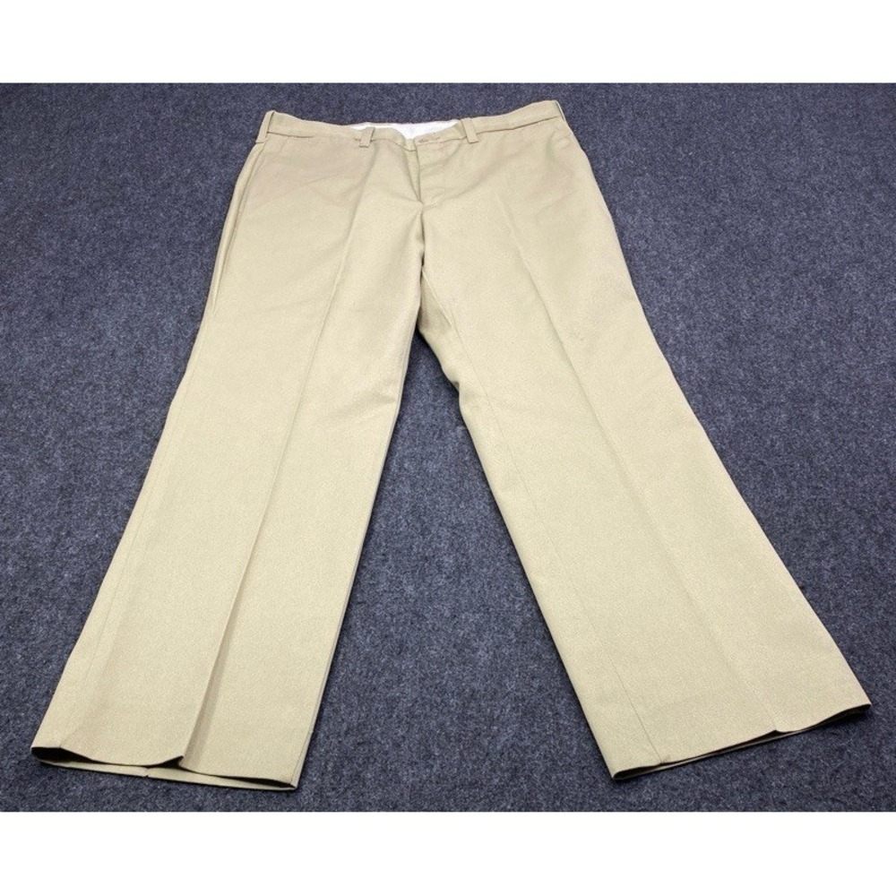 NEW Big Mac Workwear Pants Mens 36x29 Khaki Tan Straight Leg Twill Made in USA